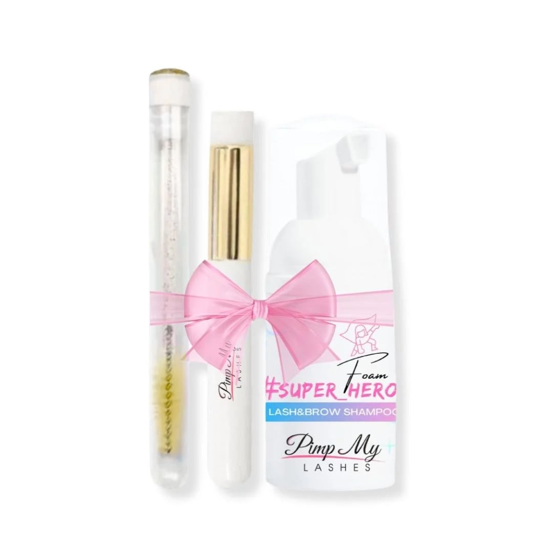 Lash Care Kit Shampoo 30 ml + Brush + Mascara Wand Pimp My Lashes