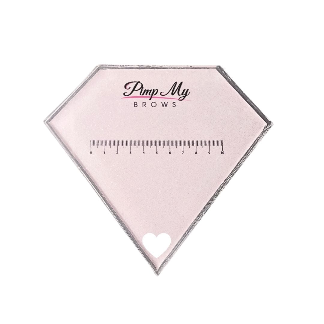 Diamond-Shaped Brow Palette with Ruler Pimp My Brows