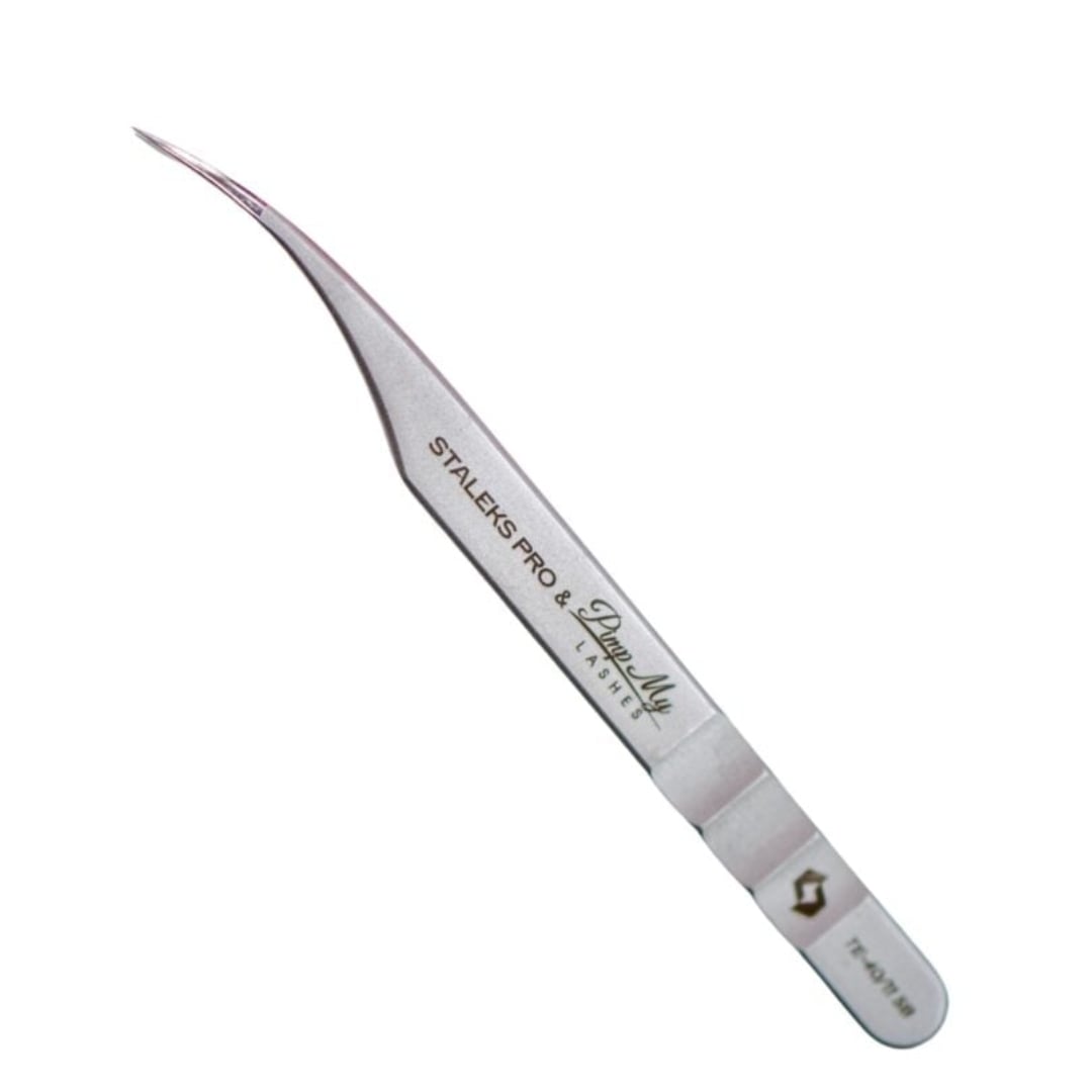 Lash Brow Tweezers TE 40/11 SB Separate Pimp My Lashes x STALEKS PRO