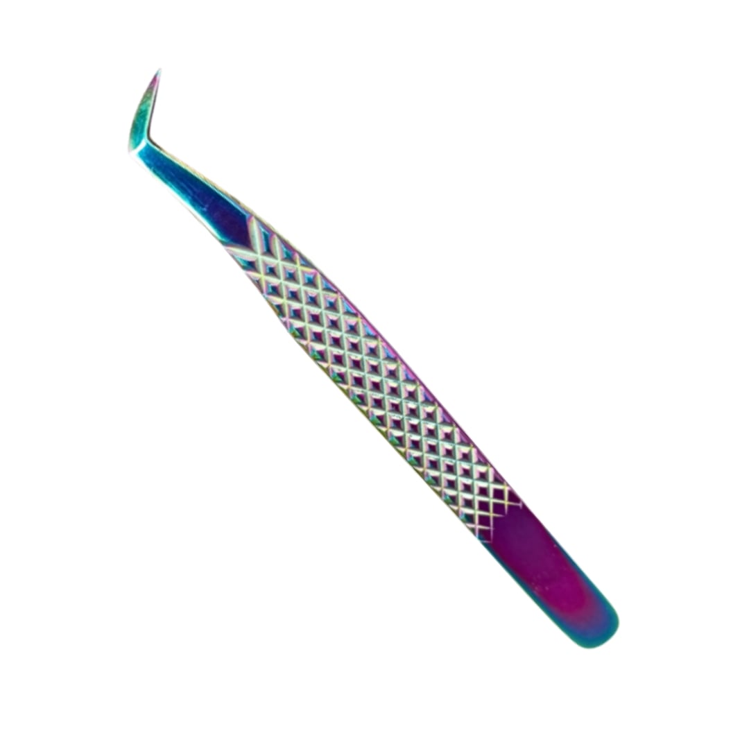 Rainbow Eyelash Tweezers Mega VOLUME Slim #5 Pimp My Lashes