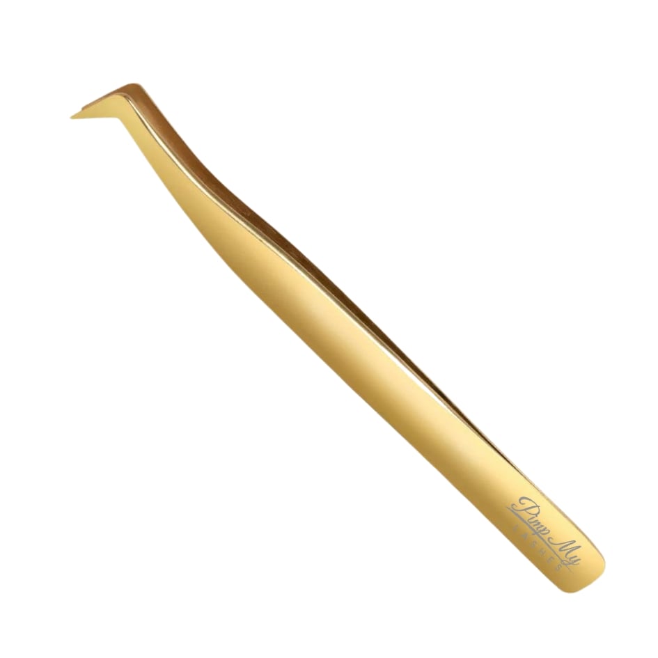 Gold Nano Volume Tweezers Volume Swan #3 Pimp My Lashes