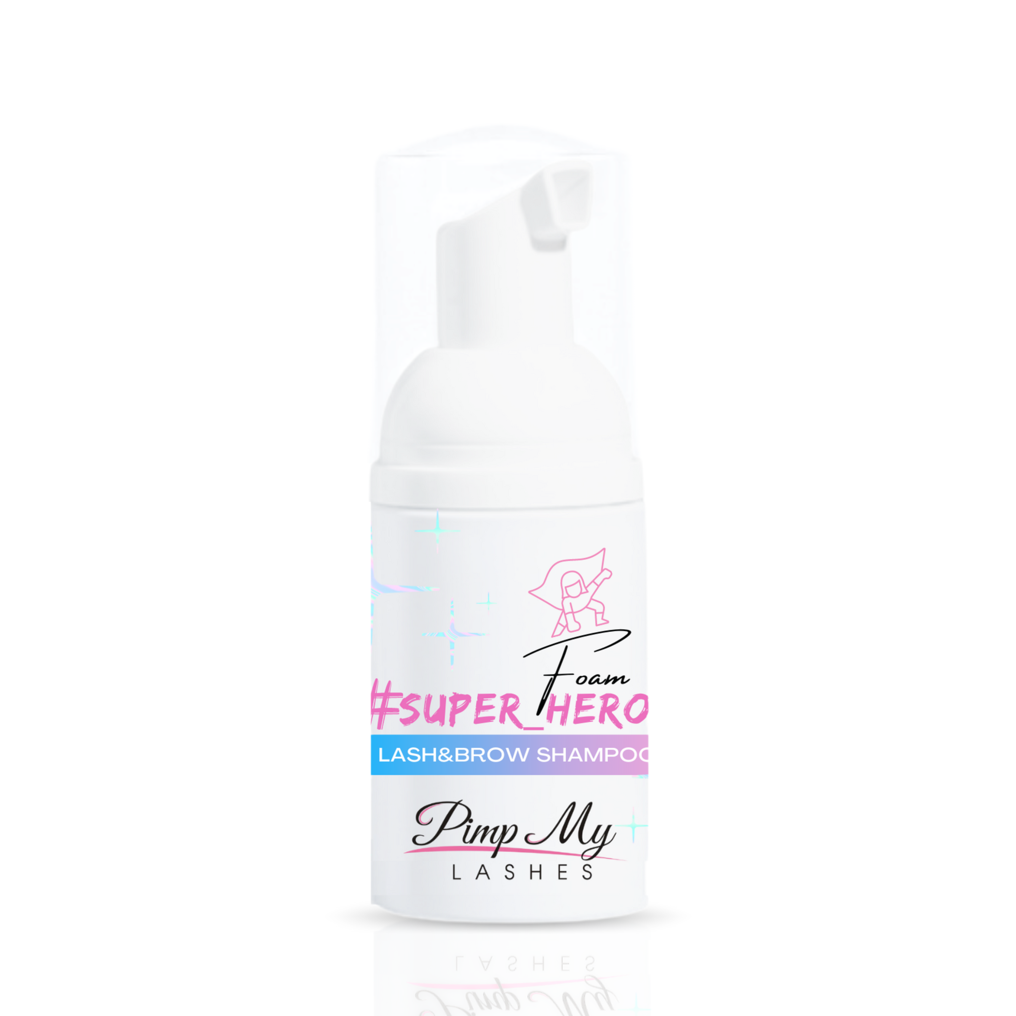 Super Hero Foam Lash and Brow Shampoo for Extensions 30 ml Pimp My Lashes