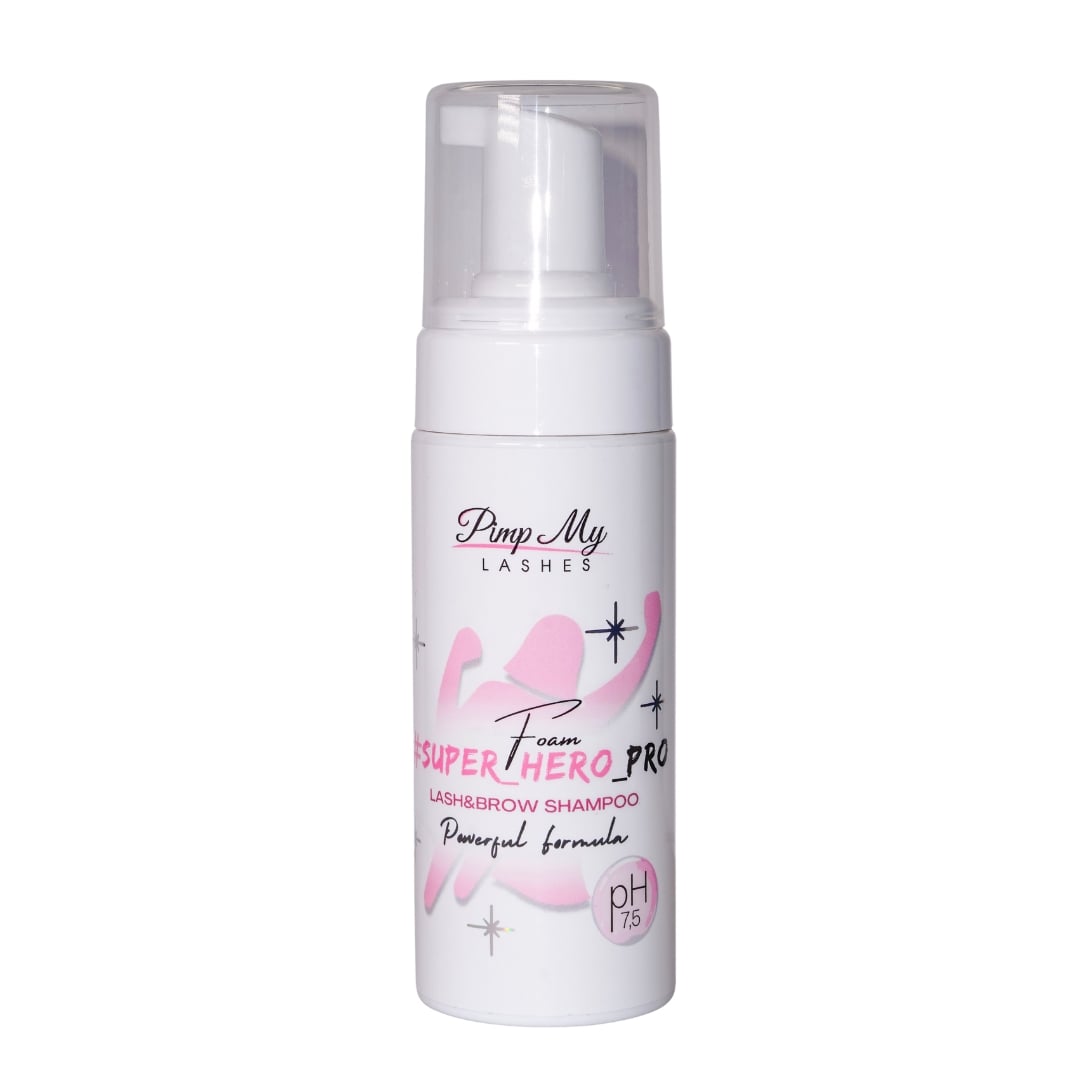 Super Hero Pro Foaming Brow and Lash Shampoo 150 ml Pimp My Lashes