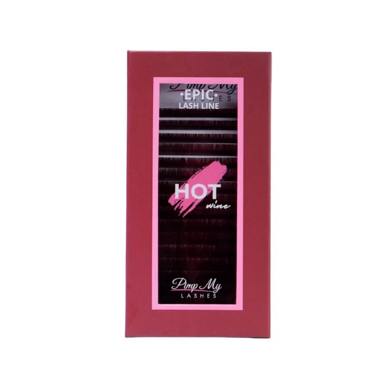 Eyelash extensions EPIC LASH LINE Hot Wine Pimp My Lashes